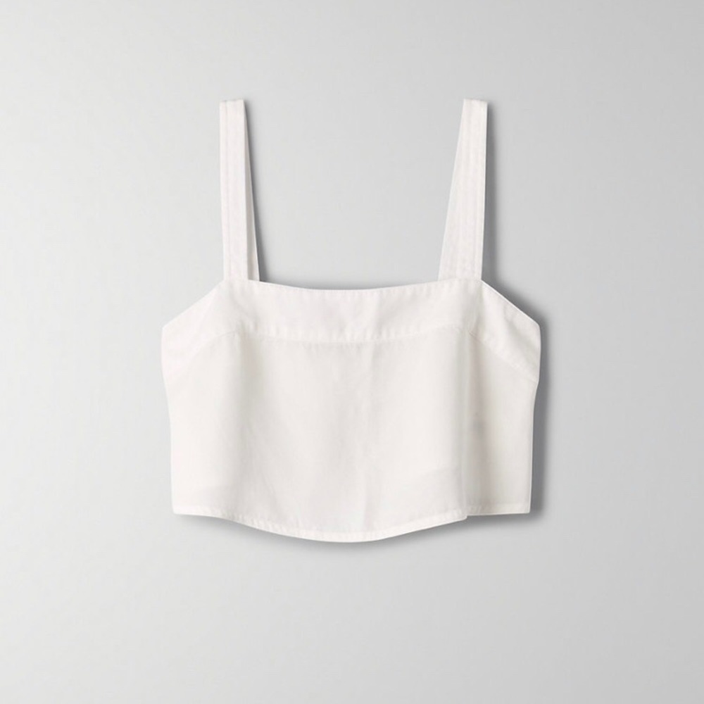 Aritzia Wilfred Free Pasha crop tank